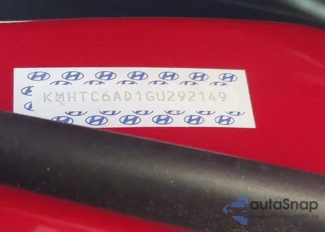 2016 Hyundai Veloster from USA, damaged, VIN KMHTC6AD1GU29214